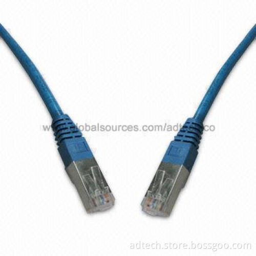 CAT7 Patch Cords Cable with SFTP/24AWG/1M, Built-in and Tested to Exceed 650MHz